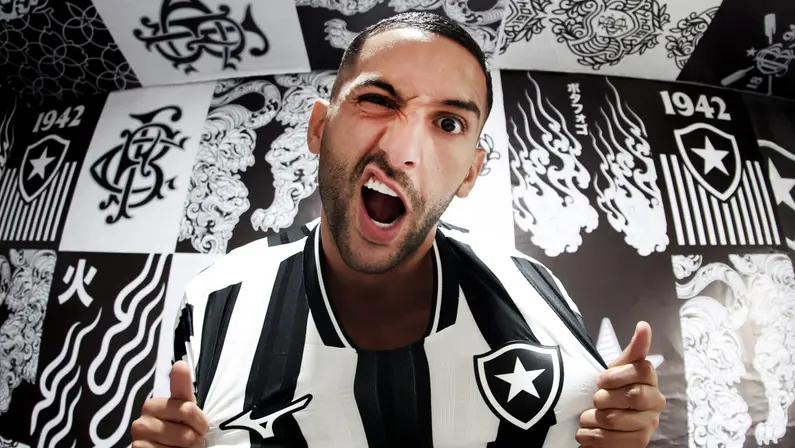 Ensaio de fotos de Hakim Ziyech com a camisa do Botafogo | Setembro 2026