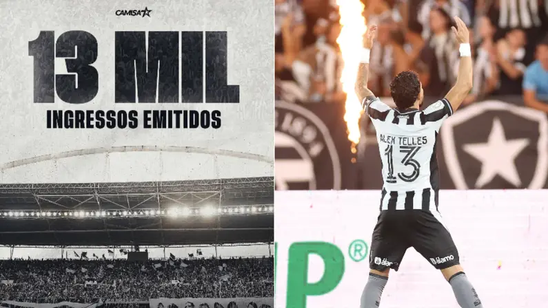 Publicações do Botafogo com o número 13 nas redes sociais | Outubro 2026