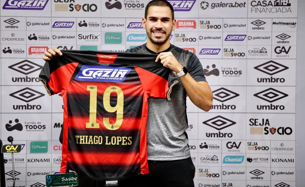 Outrora especulado no Botafogo, Thiago Lopes é apresentado no Sport ...