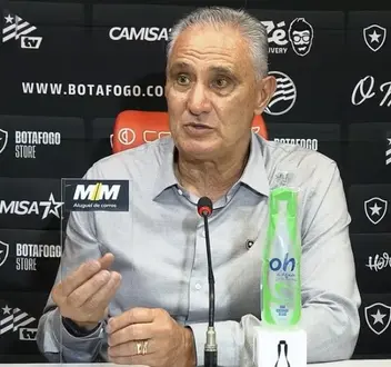 Tite diz que Botafogo esteve 'muito abaixo' contra o Internacional e cobra: 'Tem momentos de se tornar equipe mais competitiva'