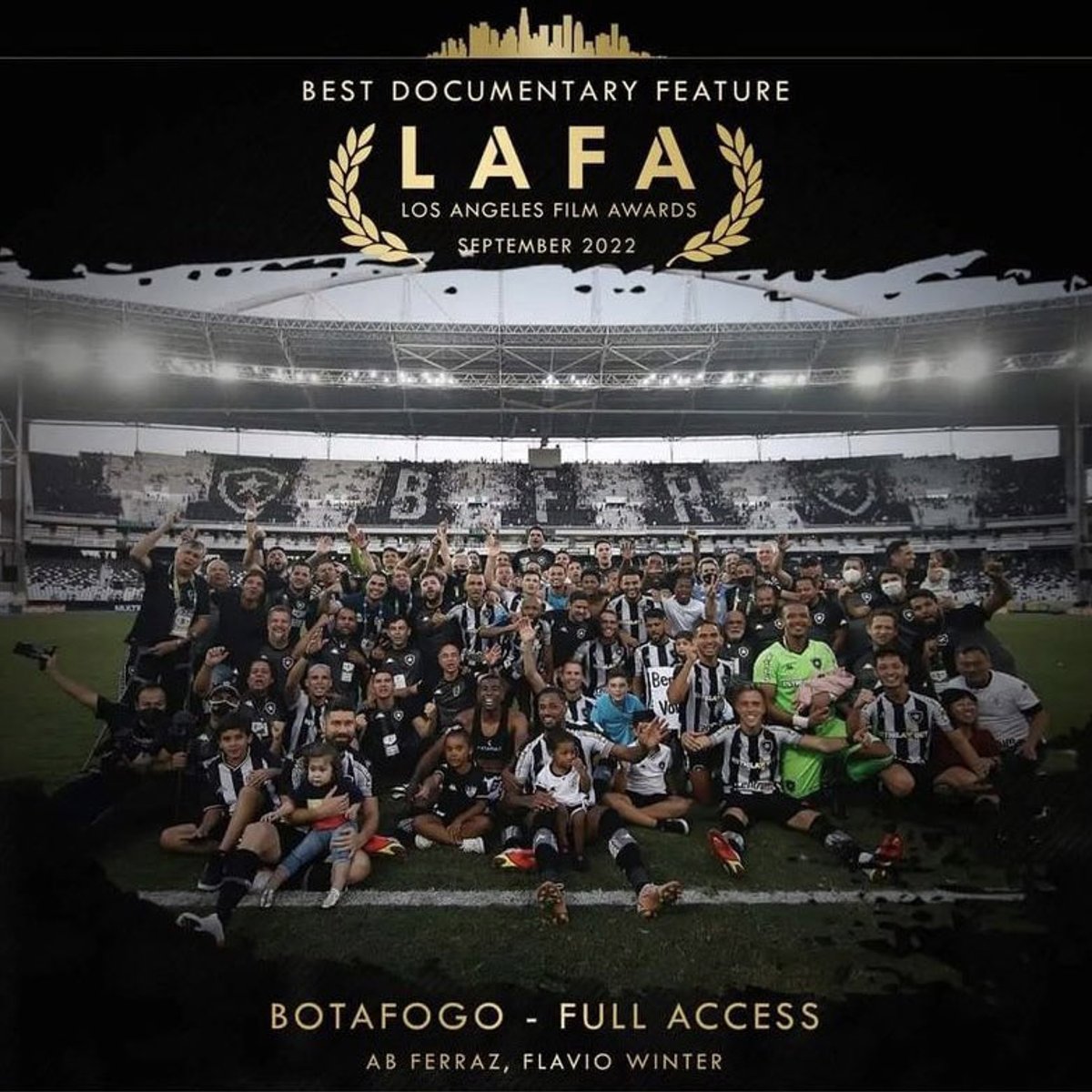 Acesso Total', sobre o Botafogo, ganha prêmio de melhor série documentário  em festival de Los Angeles - FogãoNET