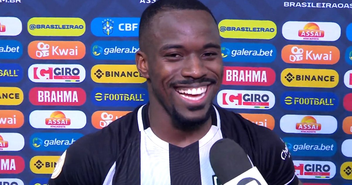 Kayque marca el primer gol del Botafogo, comparte beneficios con el grupo y aplaude el apoyo de la afición: «Fue clave’