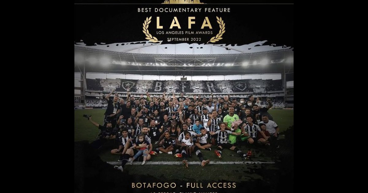 Documentário sobre o acesso do Botafogo ganha prêmio nos Estados Unidos