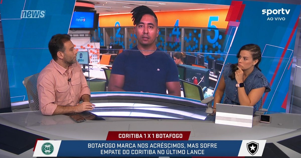 Loffredo criticizes the extras in Curitiba 1 x 1 Botafogo: “The ball shouldn’t have even come out”