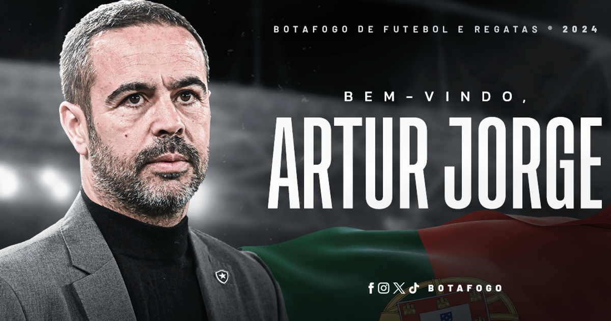 Botafogo anuncia al técnico Arthur Jorge, con contrato hasta diciembre de 2025