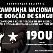 Botafogo convoca alvinegros para campanha nacional de doação de sangue dia 19