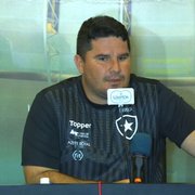 Barroca defende jogadores do Botafogo e diz que momento é de não falar muito e buscar soluções internamente