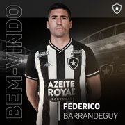 Botafogo oficializa acerto e anuncia lateral uruguaio Federico Barrandeguy