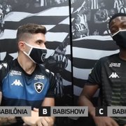 Matheus Babi se diverte com apelido &#8216;Ibabimovic&#8217; e lança enquete no Botafogo