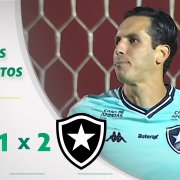 VÍDEO: Gols e melhores momentos da vitória do Botafogo sobre o Paraná pela Copa do Brasil