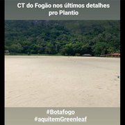 Empresa de gramados divulga imagem do processo de plantio dos campos do novo CT do Botafogo