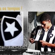 Com Luis Henrique de modelo, Botafogo lança camisa retrô de Garrincha