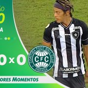 VÍDEO: Melhores momentos do empate sem gols entre Botafogo e Coritiba