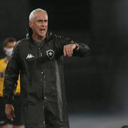 Flavio Tenius segue como técnico interino do Botafogo domingo, contra o Bahia