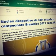 Virada de mesa para beneficiar Botafogo? É fake imagem que circula na web