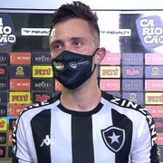Matheus Frizzo lamenta empate do Botafogo com Bangu: &#8216;Produzimos. Eu mesmo perdi chance clara&#8217;