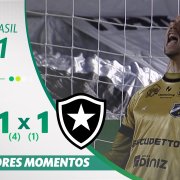 VÍDEO: Gols, lances e pênaltis de ABC (4) 1&#215;1 (1) Botafogo pela Copa do Brasil