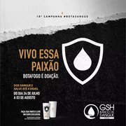 #BotaSangue: campanha convoca torcedores do Botafogo para doar sangue no Rio de Janeiro