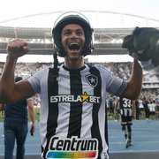 Marco Antônio celebra acesso do Botafogo com capacete ainda no gramado e viraliza na internet