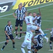 Gol do Operário contra o Botafogo tem toque de mão insuficiente para anular lance, explica Central do Apito