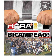 ‘Meia Hora’ tem capa especial do título do Botafogo; veja como jornais cariocas destacaram o Fogão