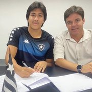 Botafogo assina primeiro contrato profissional de promessa Rhenzo: até 2024