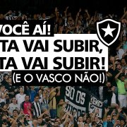 Torcida do Botafogo comemora vitória sobre o Confiança e provoca: &#8216;Ei, você aí, o Bota vai subir (o Vasco não!)&#8217; 🎶🔥