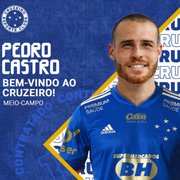 (OFF) Ex-Botafogo, Pedro Castro assina contrato de três anos com salário de R$ 130 mil no Cruzeiro; clube tenta reduzir