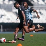FOTOS: Botafogo treina forte no campo principal do Estádio Nilton Santos na antevéspera da estreia no Carioca