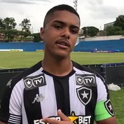 Autor do terceiro gol do Botafogo na Copinha, Reydson valoriza trabalho do grupo: ‘Equipe foi muito bem’