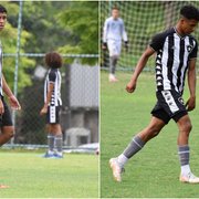 Bernardo Valim e Fabiano, do Botafogo, comemoram convocação para Seleção Brasileira sub-17