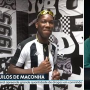 RJ2, da Globo, exibe por engano vídeo do anúncio de Patrick de Paula em notícia de apreensão de 600kg de maconha e revolta torcida do Botafogo