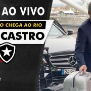 AEROCASTRO AO VIVO! FogãoNET transmite chegada de Luís Castro ao Rio para comandar o Botafogo