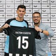 Victor Cuesta é apresentado com a camisa 15 do Botafogo e projeta voltar à boa fase: ‘Ser o jogador de 2017 a 2021’
