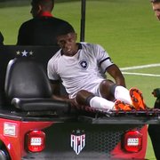Kanu sente problema muscular e é substituído em Atlético-GO x Botafogo
