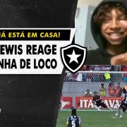 Atacante do Botafogo B, Darius Lewis faz live na madrugada e vibra com cavadinha de Loco Abreu no Flamengo e canções da torcida: &#8216;É o Glorioso!&#8217;