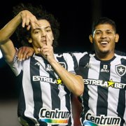 Erison celebra gols de Matheus Nascimento e comenta disputa pela titularidade no Botafogo: ‘Nos damos muito bem, somos uma família’