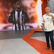 Fotógrafo do Botafogo dá show em cliques com labaredas no Nilton Santos e recebe elogio na TV