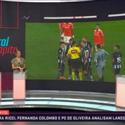 PC Oliveira discorda de pênalti em Internacional x Botafogo, mas diz entender expulsão de Philipe Sampaio: 'Se marcou, tinha sim que expulsar'