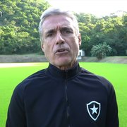 Luís Castro e Mazzuco enviam mensagem à torcida do Botafogo e pedem união: ‘Jamais a violência poderá ser nossa parceira’