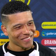 Autor do gol, Vinícius Lopes parabeniza jogadores do Botafogo pela garra em Bragança: ‘Três pontos dão uma aliviada’