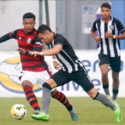 Prejudicado pela arbitragem, Botafogo empata com o Flamengo na Gávea pelo Brasileiro Sub-17
