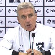 Luís Castro concorda com técnico do Coritiba sobre fortalecimento do Botafogo, mas vê aspectos para evoluir: ‘Só com o tempo’