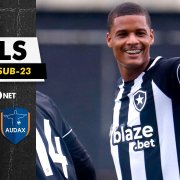 VÍDEO: os gols marcados por Janderson (hat-trick) e Sebastian Joffre na vitória do Botafogo B sobre o Audax