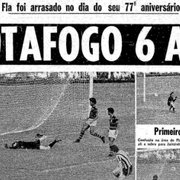 Dirigente exalta 50 anos de Botafogo 6 x 0 Flamengo no aniversário do rival: 'Um dos maiores shows de futebol do Maracanã'