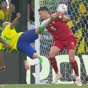Textor vibra com golaço de Richarlison na estreia da Seleção na Copa do Mundo, e torcedores do Botafogo pedem: &#8216;Traz para reserva do Tiquinho&#8217;