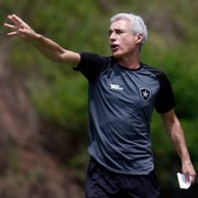 Luís Castro: 'Estou feliz no Botafogo, é um dos maiores desafios. Mas para construir equipe vencedora é preciso tempo. É fundamental termos paciência'