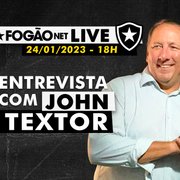 John Textor dará entrevista ao vivo para o canal do FogãoNET nesta terça-feira (24/1), a partir das 18h, sobre a temporada 2023 do Botafogo