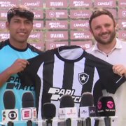 Segovia se apresenta ao Botafogo e esbanja carisma e personalidade: ‘Venho para cá para fazer história e ganhar muitos títulos’