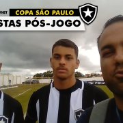 VÍDEO: Sapata, Léo Pedro e o técnico Thiago de Camillis comentam a terceira vitória do Botafogo na Copa São Paulo